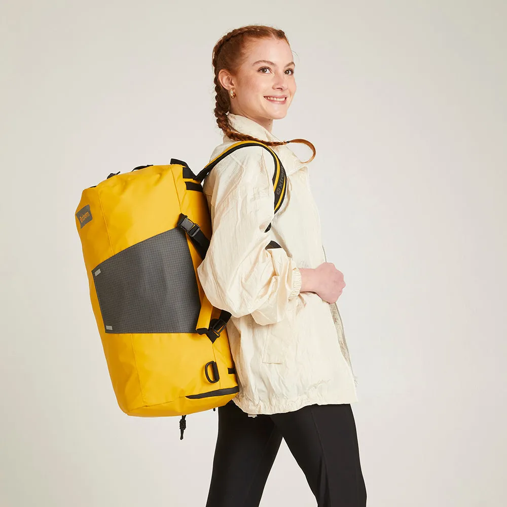 Mochila convertible para hombre Mountain amarilla L