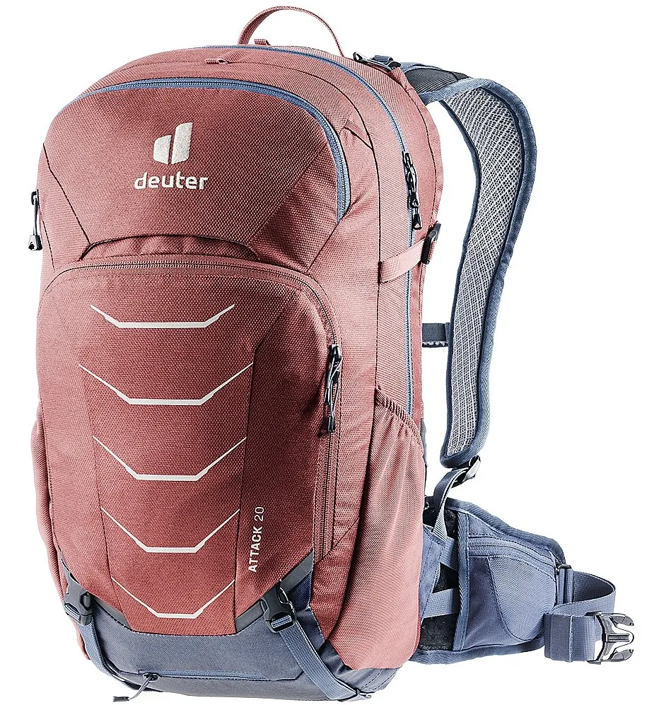MOCHILA DEUTER ATTACK 20  REDWOOD/MARINE