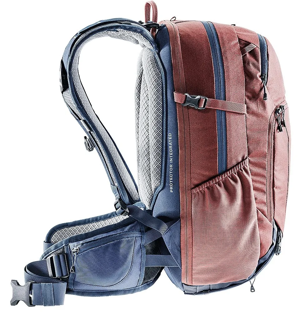 MOCHILA DEUTER ATTACK 20  REDWOOD/MARINE