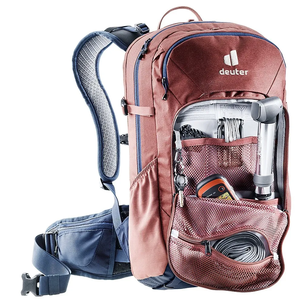 MOCHILA DEUTER ATTACK 20  REDWOOD/MARINE