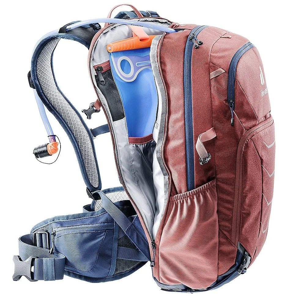 MOCHILA DEUTER ATTACK 20  REDWOOD/MARINE