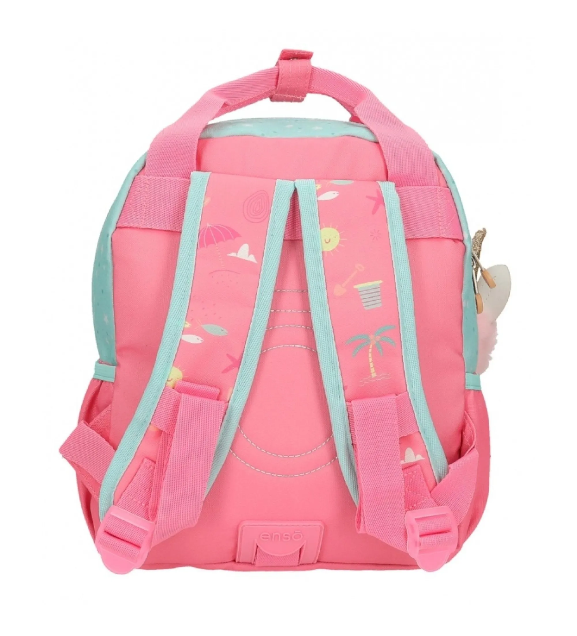 Mochila Enso Magic summer adaptable a carro multicolor