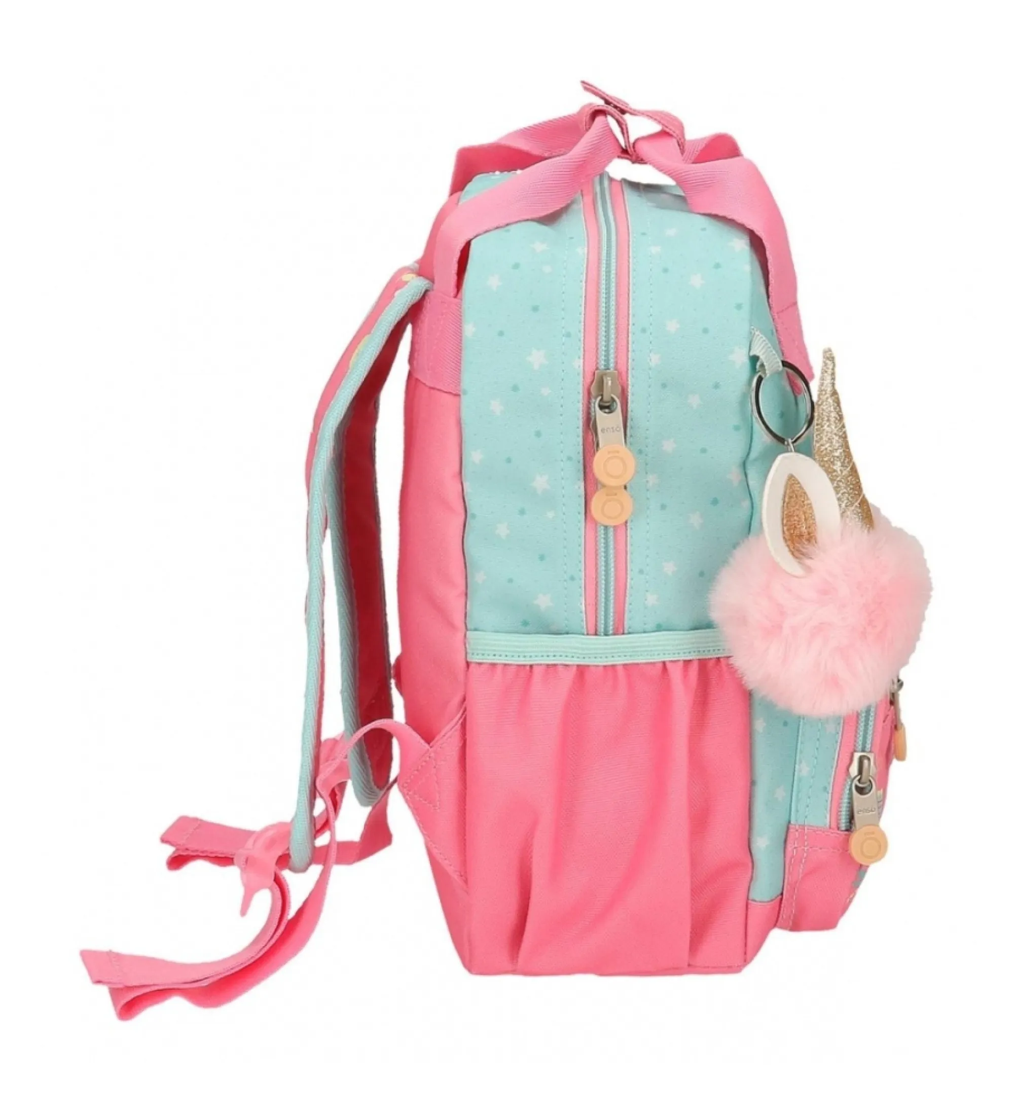 Mochila Enso Magic summer adaptable a carro multicolor