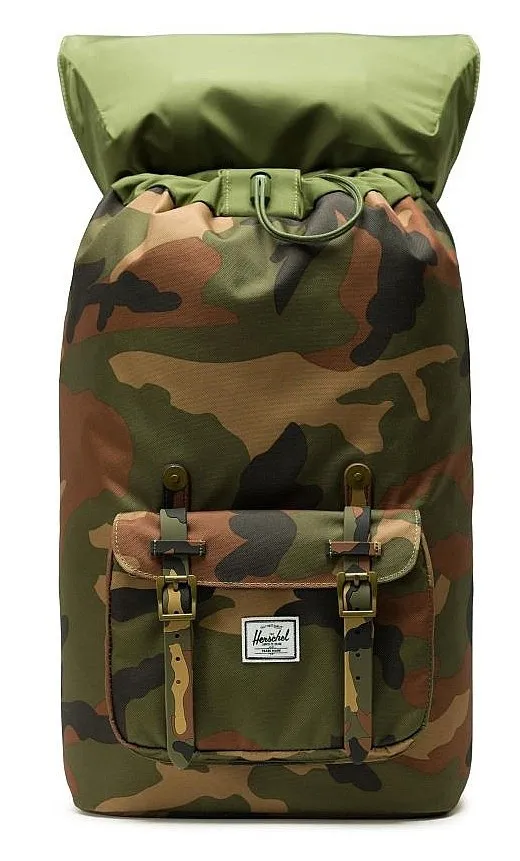 MOCHILA HERSCHEL LITTLE AMERICA  WOODLAND CAMO