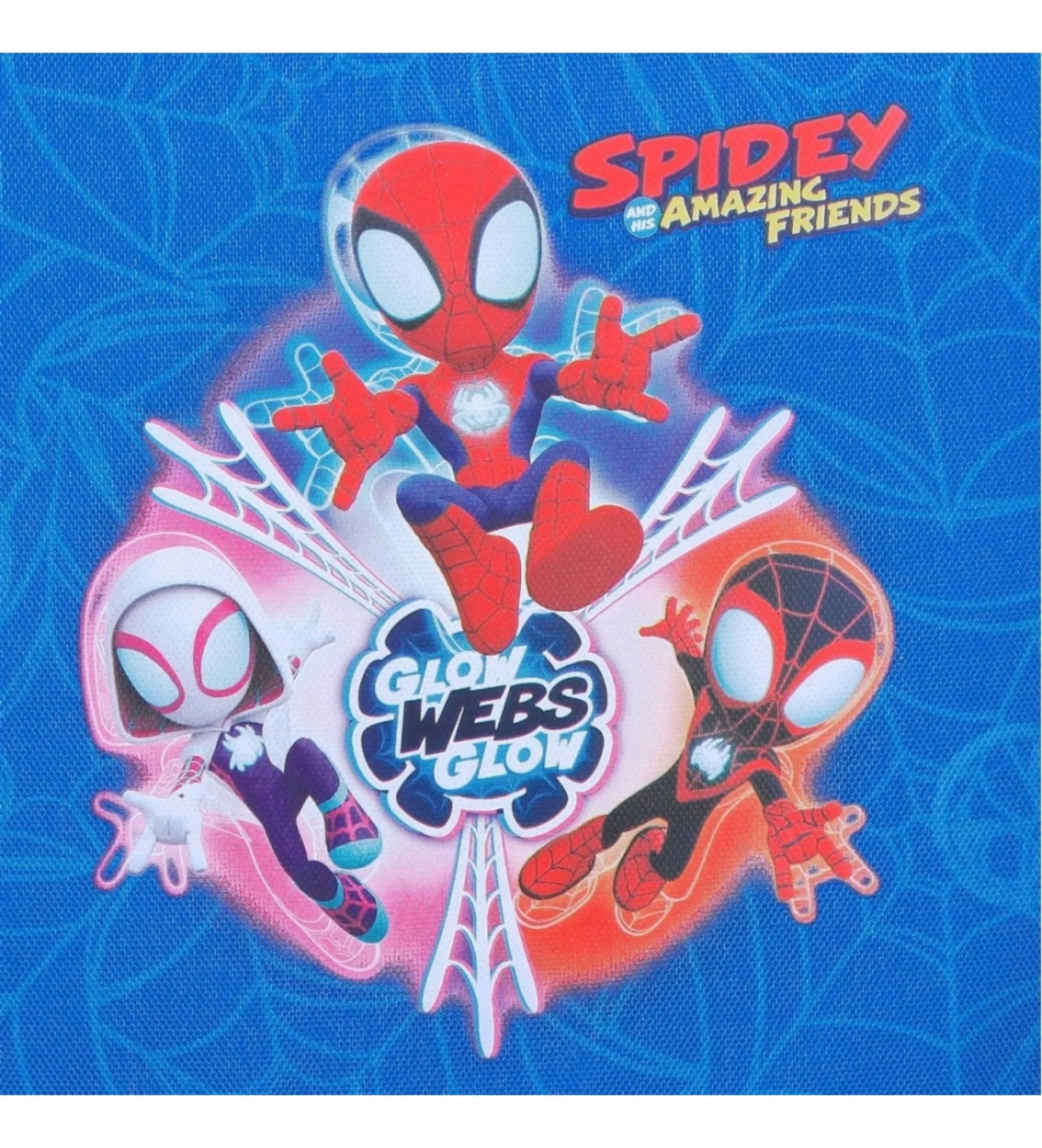 Mochila preescolar Spidey Power of 3 25 cm con carro marino