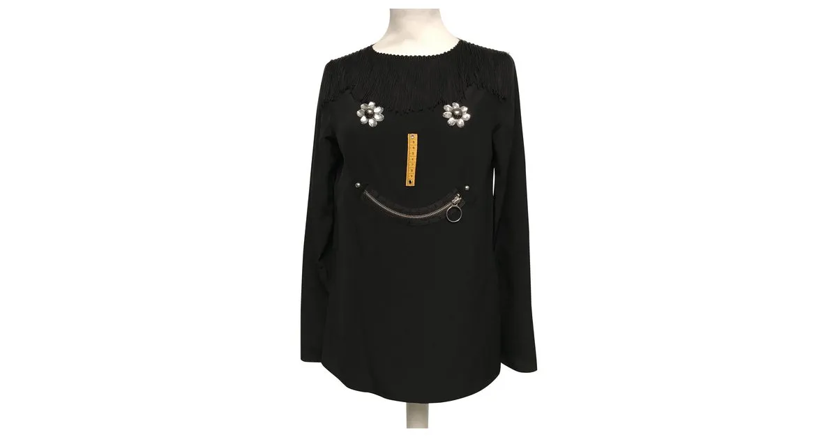 Moschino Cheap And Chic Tops Negro 