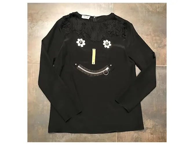 Moschino Cheap And Chic Tops Negro 