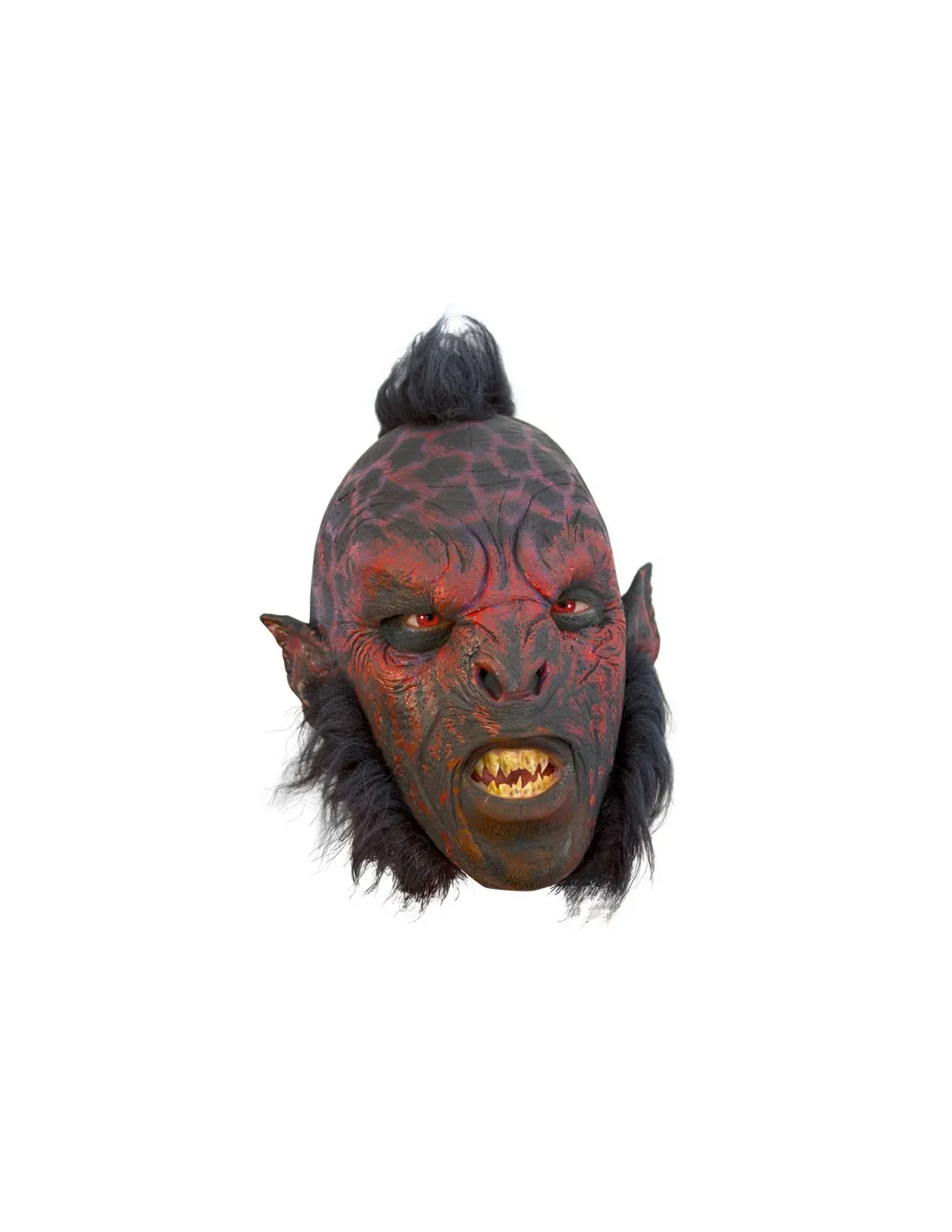 Máscara Orco Carnal con pelo