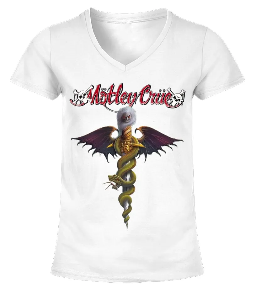 Mötley Crüe WT (3) Camiseta cuello pico Mujer