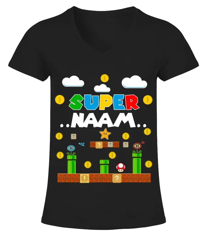NE  SUPER NAAM CAMISETA CUELLO PICO MUJER