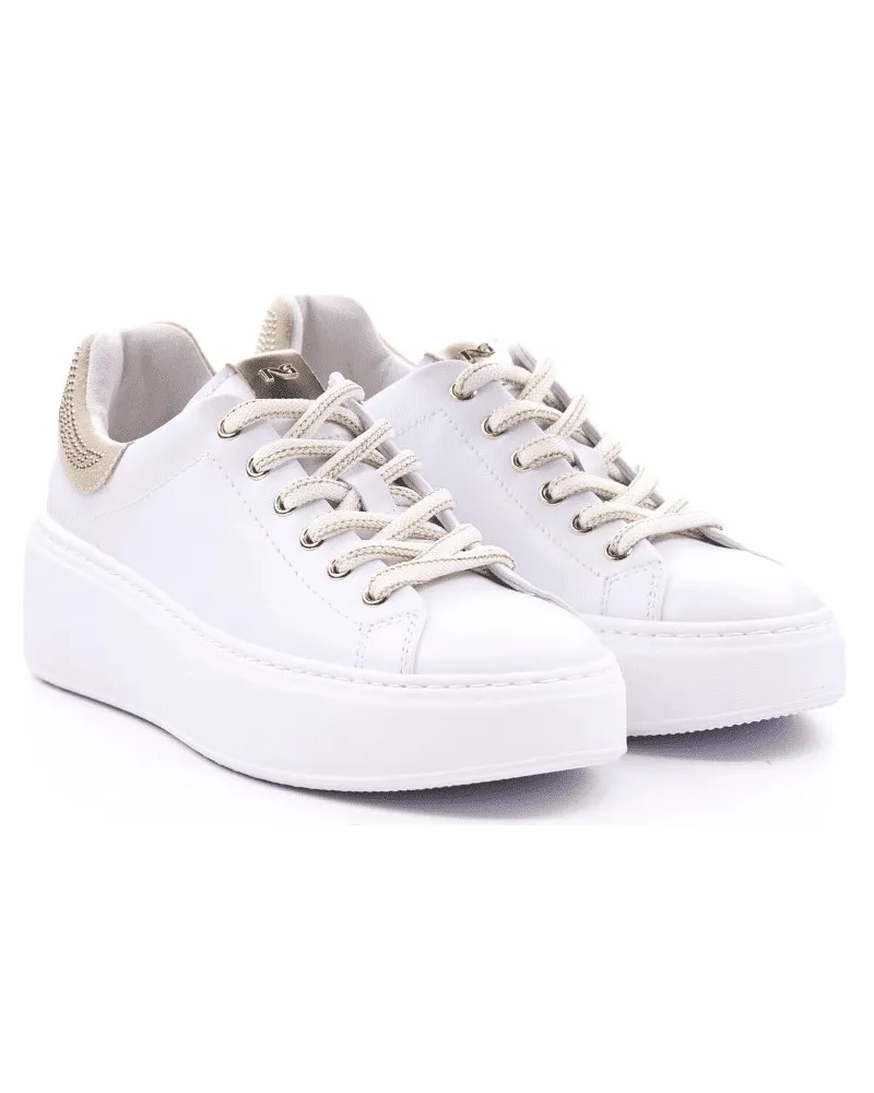 NERO GIARDINI  E306543D BIANCO  ESCARAMUZAS MUJER CUERO