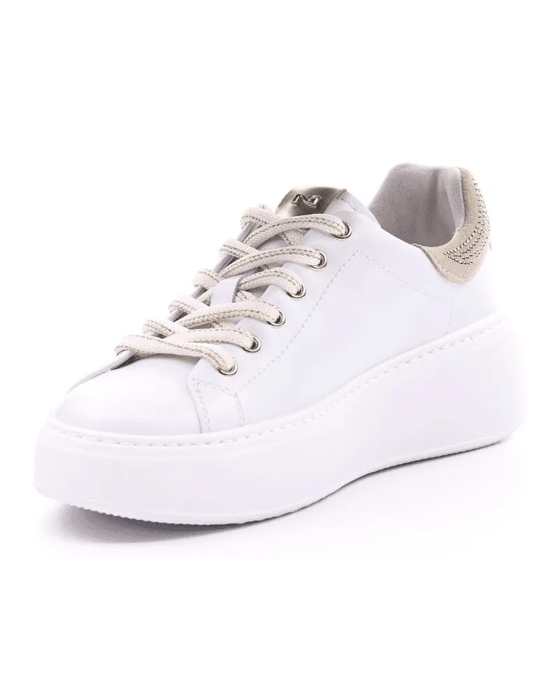 NERO GIARDINI  E306543D BIANCO  ESCARAMUZAS MUJER CUERO
