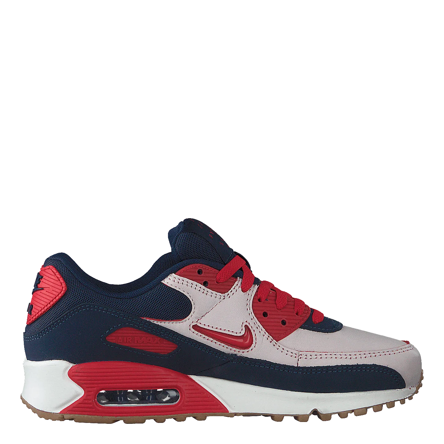 NIKE AIR MAX 90 PREMIUM SAIL/UNIVERSITY REDMIDNIGHT
