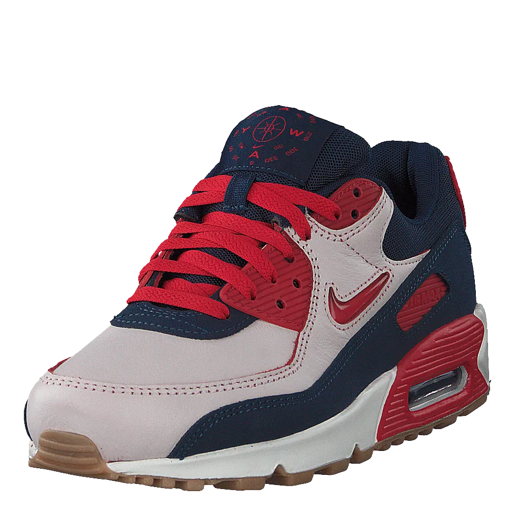 NIKE AIR MAX 90 PREMIUM SAIL/UNIVERSITY REDMIDNIGHT