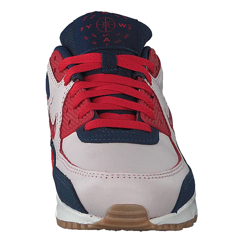 NIKE AIR MAX 90 PREMIUM SAIL/UNIVERSITY REDMIDNIGHT