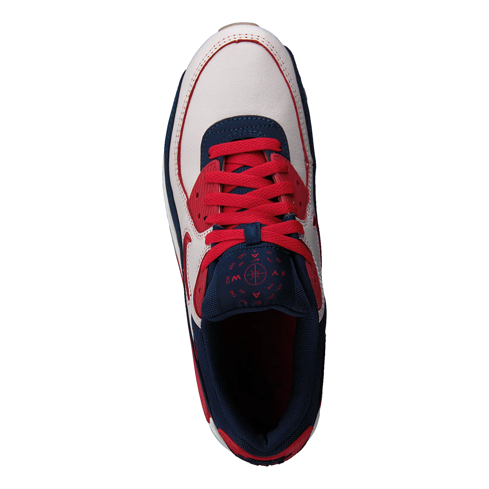NIKE AIR MAX 90 PREMIUM SAIL/UNIVERSITY REDMIDNIGHT