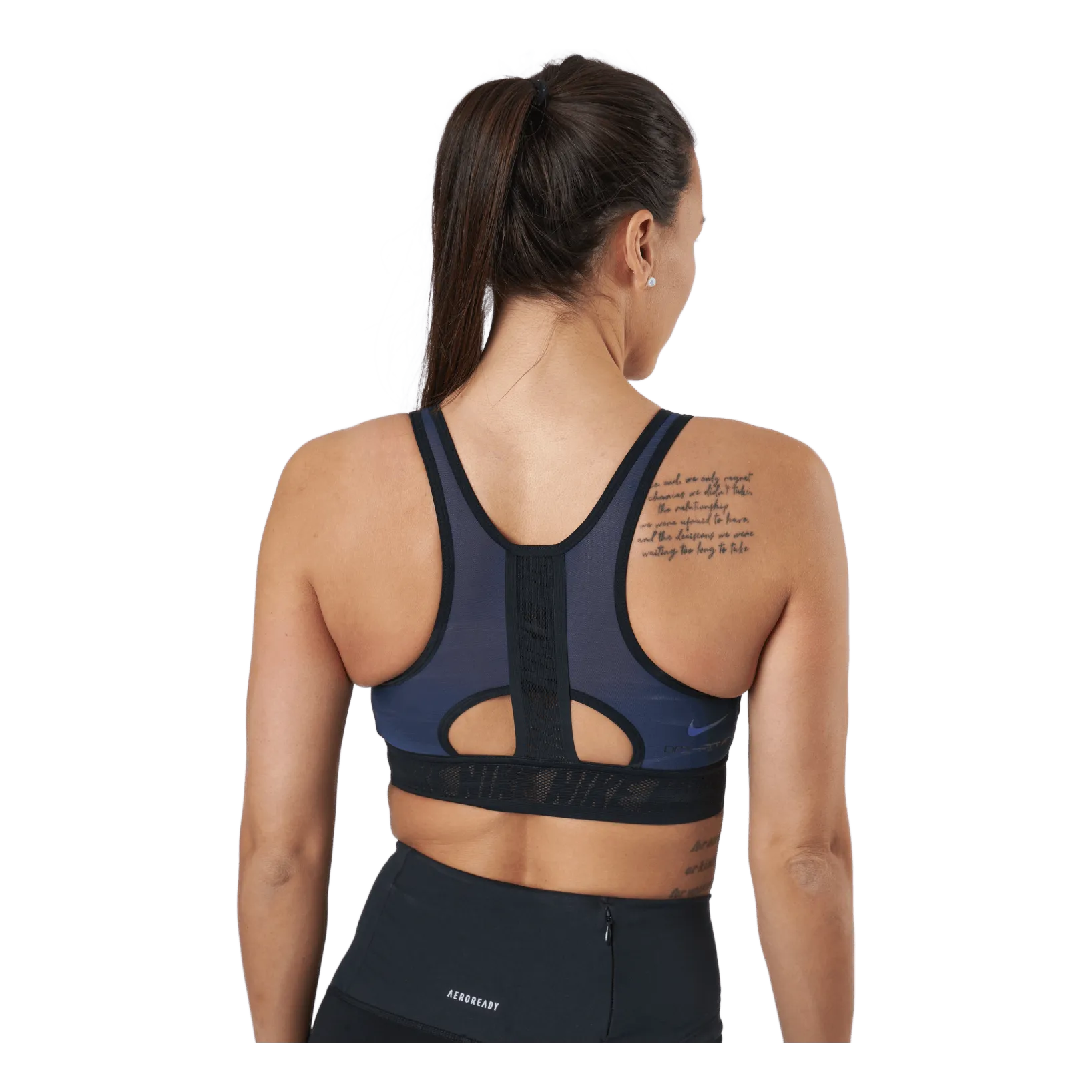 NIKE DRIFIT ADV SWOOSH WOMEN'S MED MIDNIGHT NAVY/LAPIS/BLACK/LAPI
