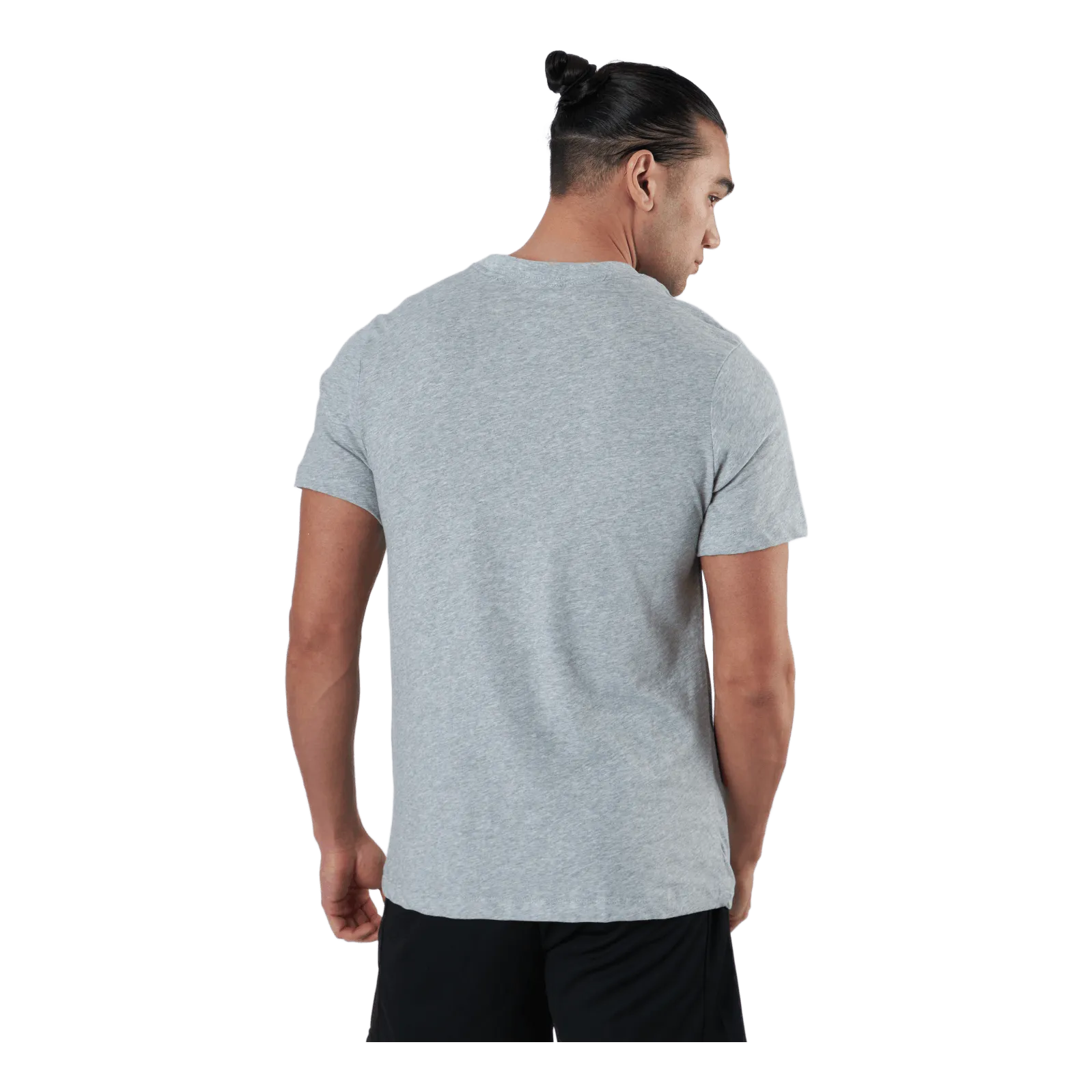 NIKE DRIFIT MEN'S RUNNING TSHIRT DK GREY HEATHER