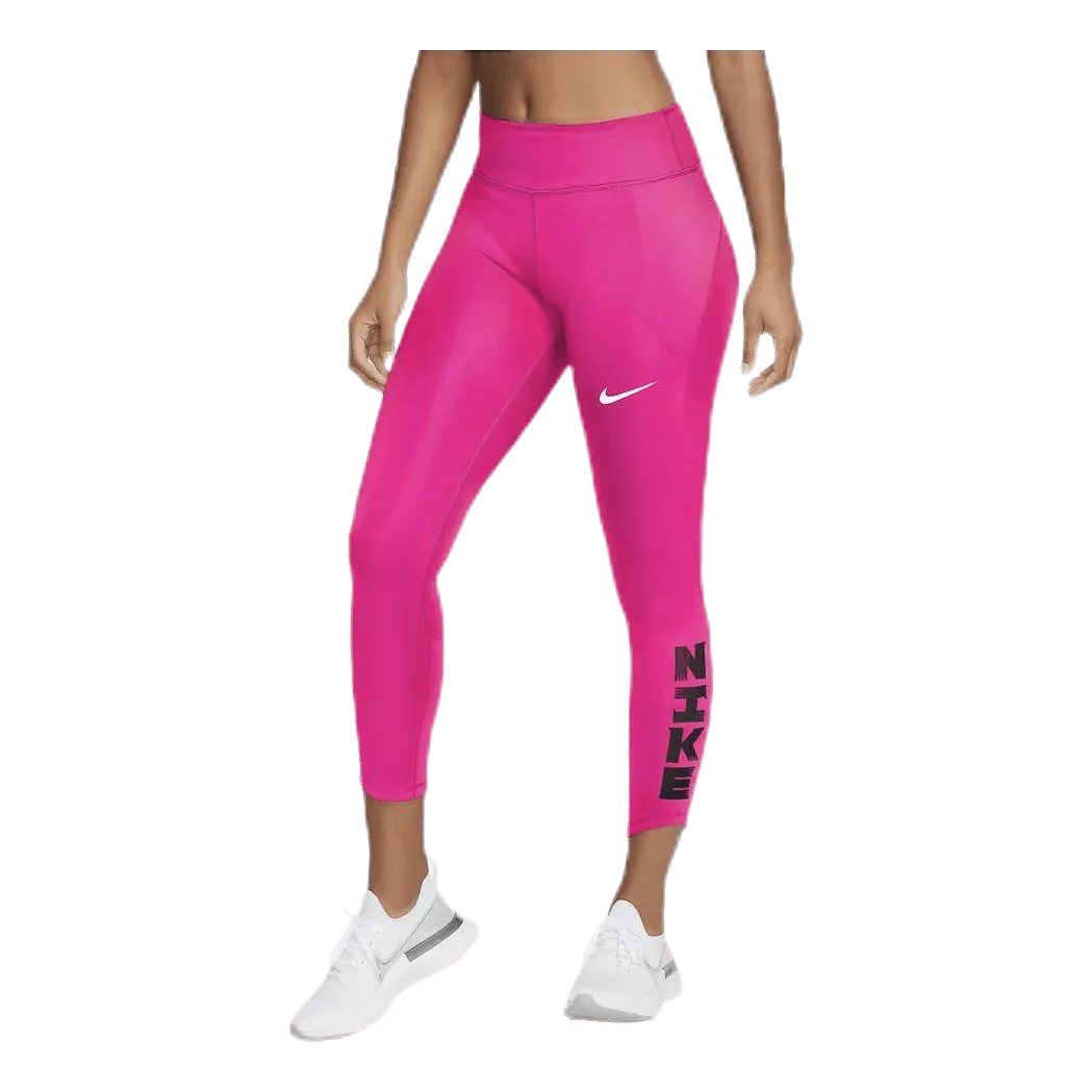 Nike Icon Clash Fast Tight 7/8 Pink/White