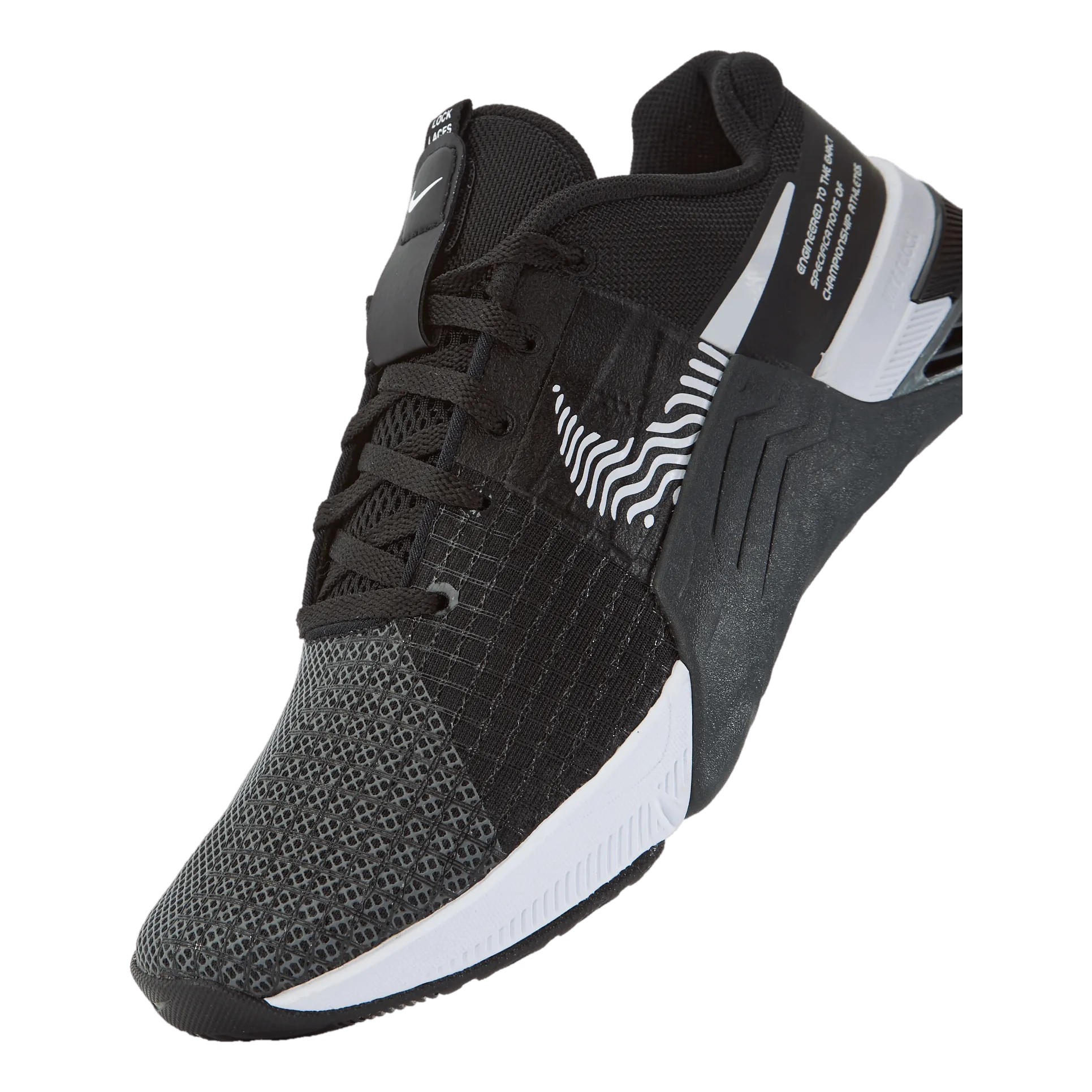 NIKE METCON 8 MEN'S TRAINING SHOES BLACK/WHITEDK SMOKE GREYSMOKE GREY