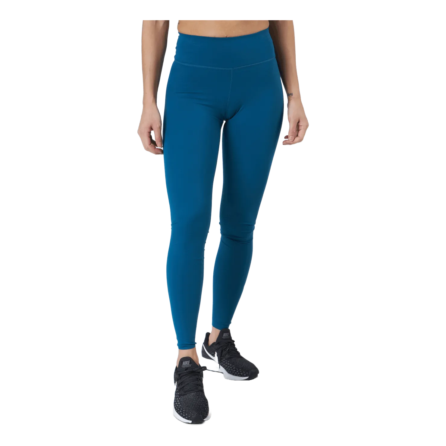 NIKE NIKE ONE LUXE WOMEN'S MIDRISE MARINA/CLEAR