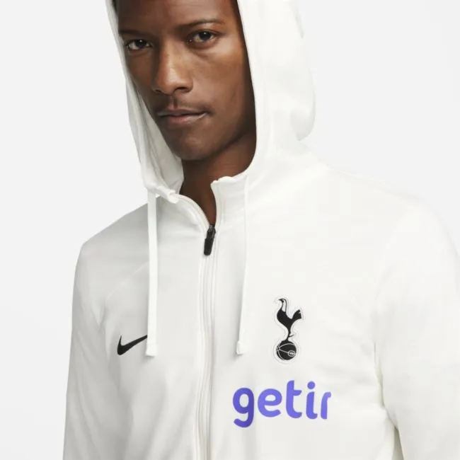 NIKE TOTTENHAM HOTSPUR STRIKE DRIFIT HOODED FOOTBALL TRACKSUIT JACKET