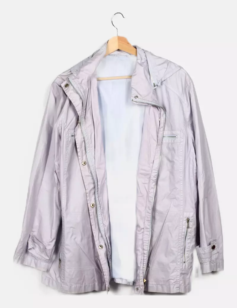 NoName Chaqueta impermeable gris