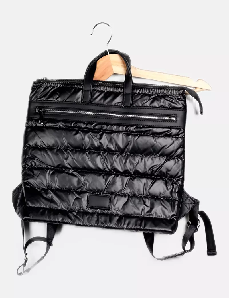 NoName Mochila negra impermeable