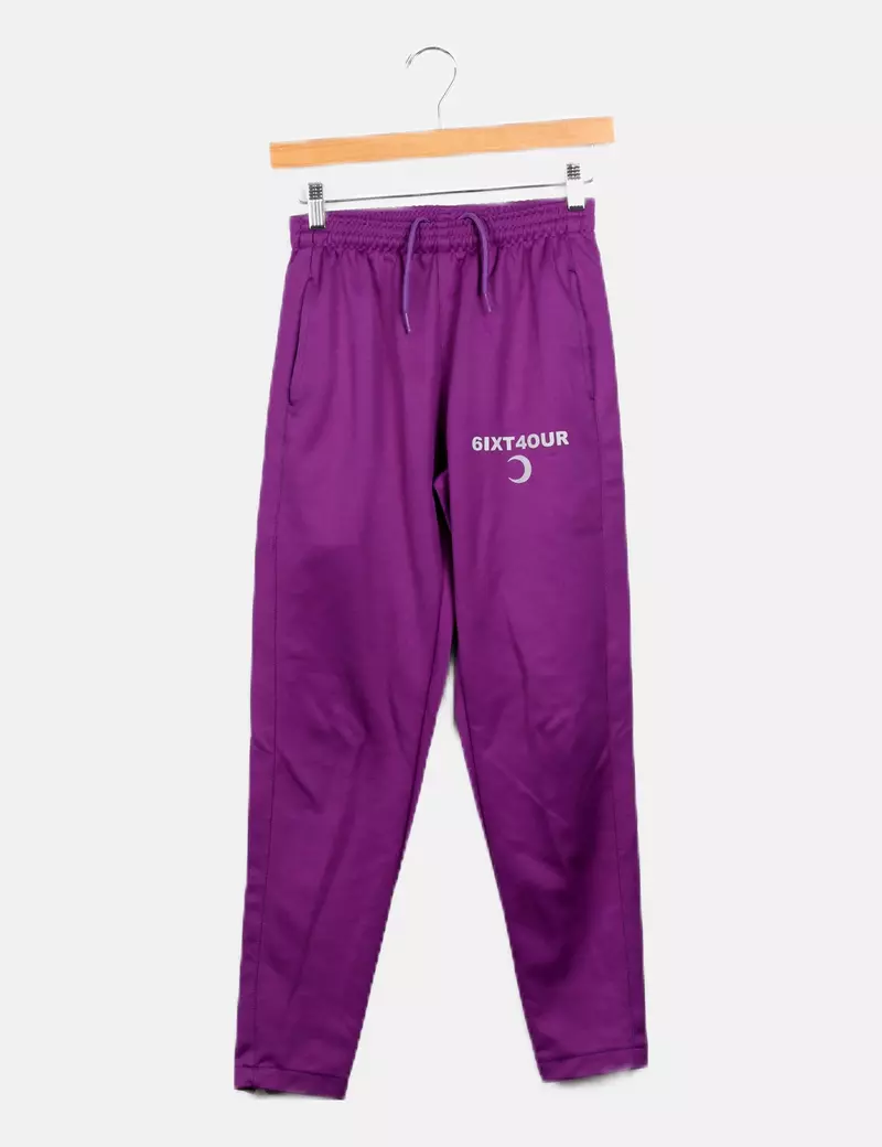 NoName Pantalón jogger morado
