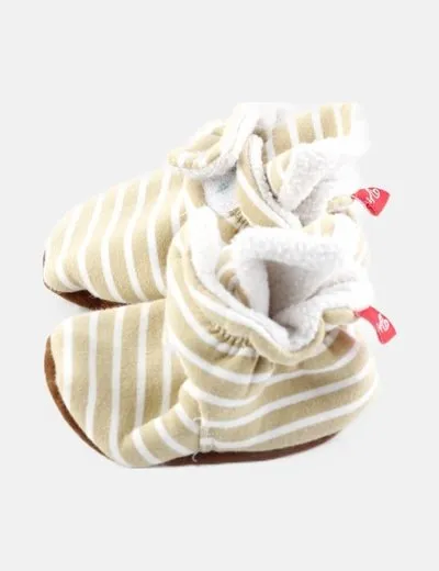 NoName Primeros pasos beige estampado rayas