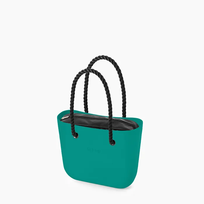 O bag hierba azul y negro