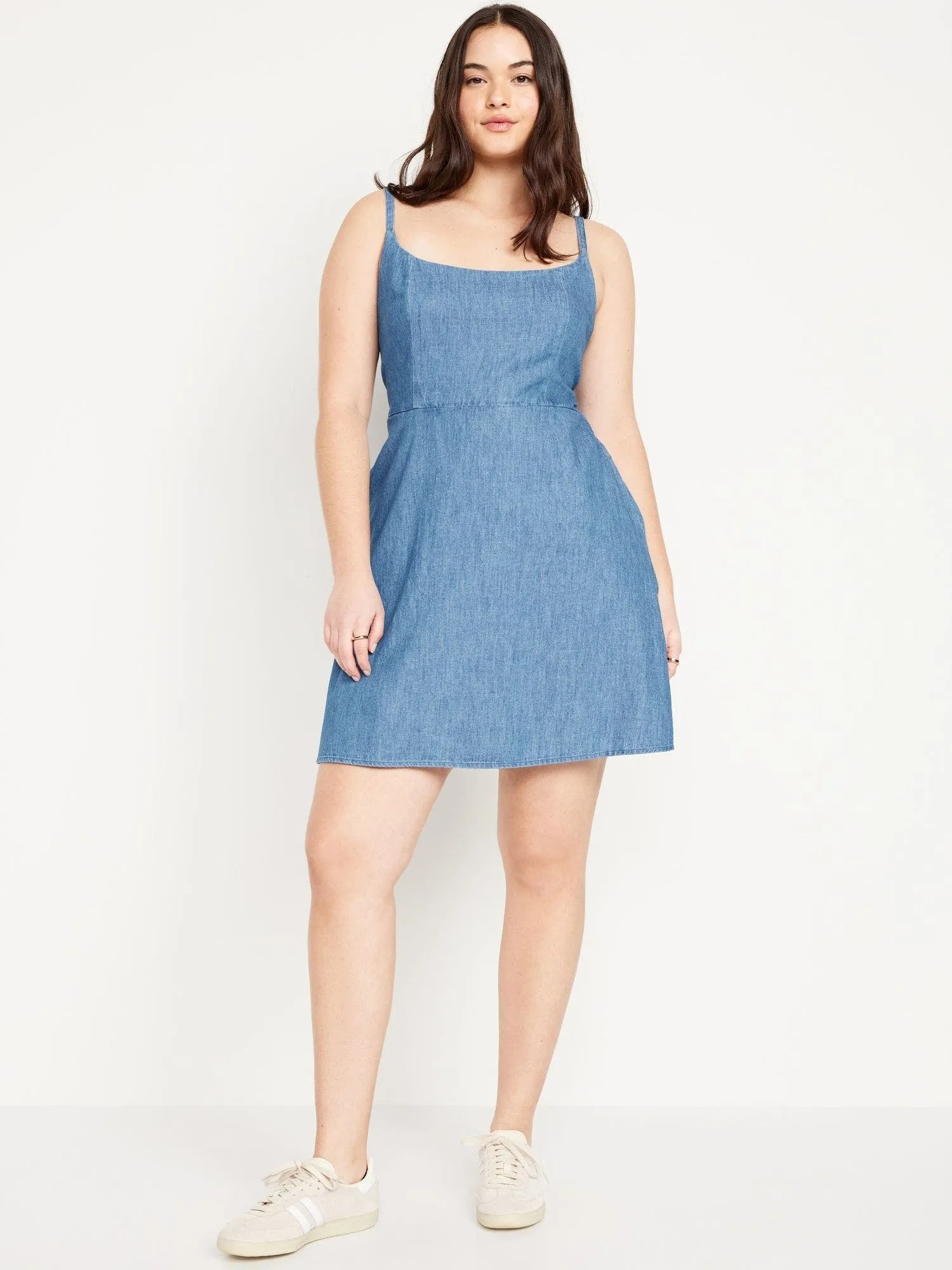 OLD NAVY Vestido Cami Fit & Flare Old Navy Mujer