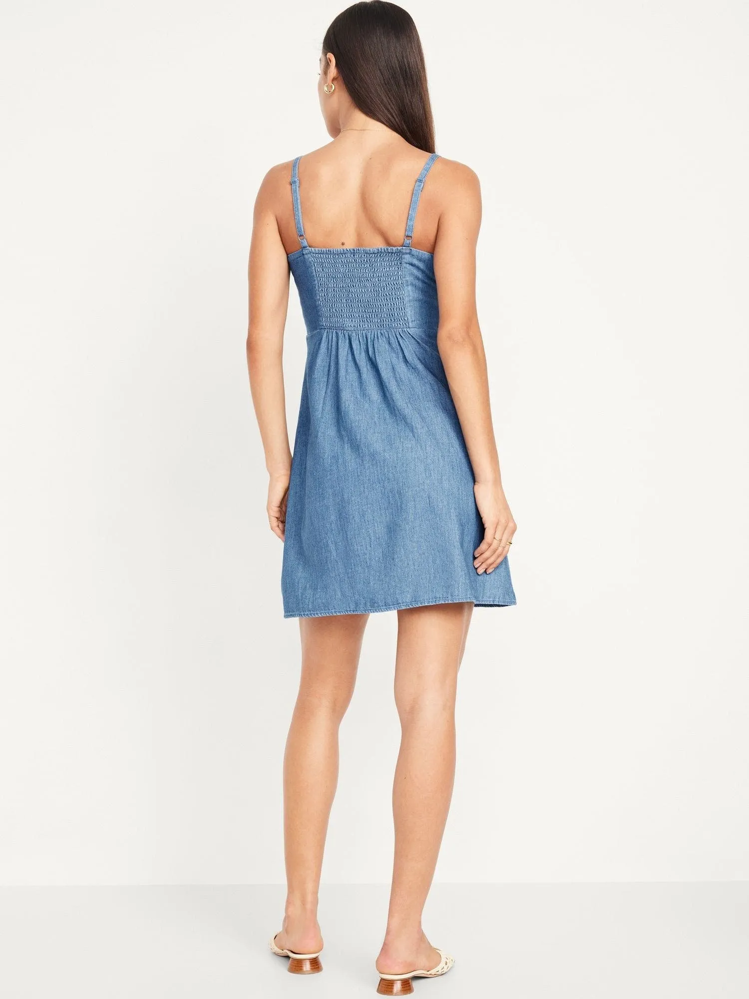 OLD NAVY Vestido Cami Fit & Flare Old Navy Mujer