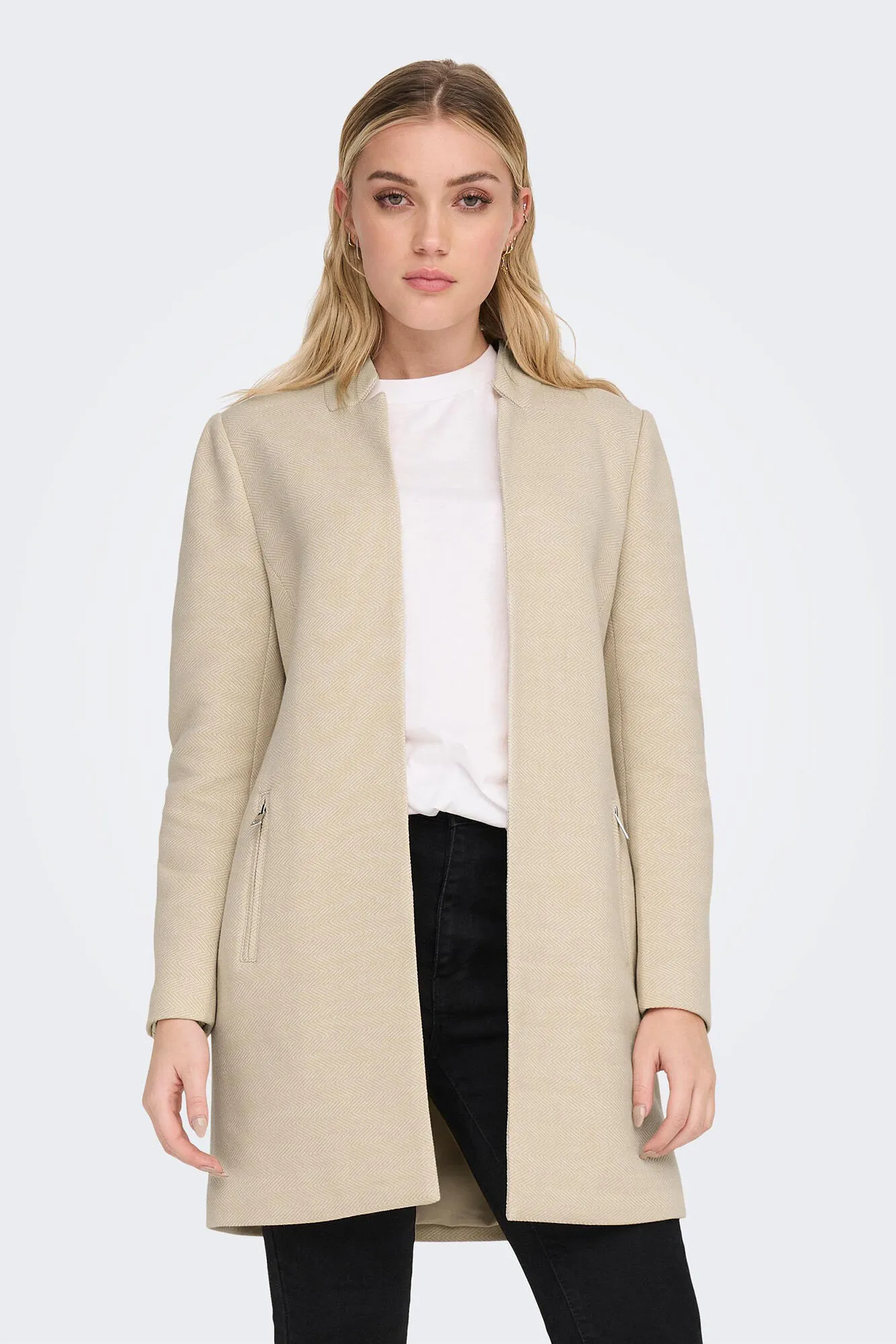 Only Chaqueta 3/4 manga larga