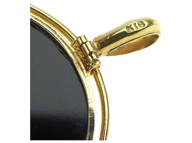 Otras joyas & Other Stories Sin marca, Broche con colgante de camafeo de piedra dorada para mujer, Materia en excelente esta