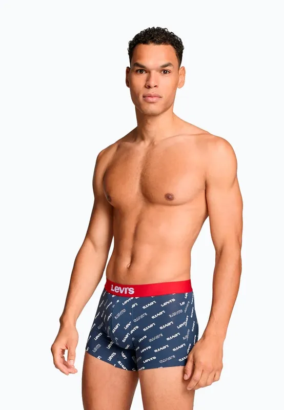 Pack 2 Boxers Levi´s en azul marino con logo de la marca