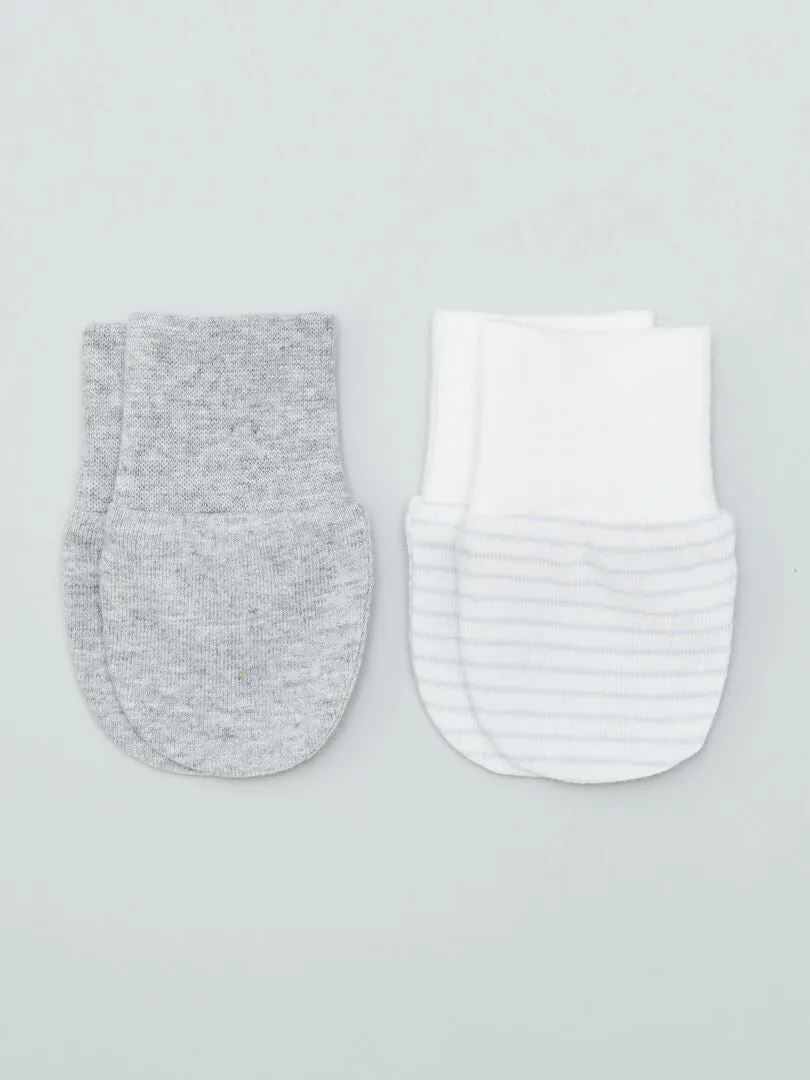 PACK DE 2 PARES DE MANOPLAS ANTIARAñAZOS  GRIS