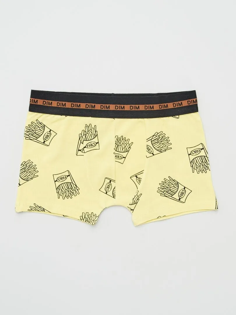 PACK DE 3 BOXERS 'DIM'  NARANJA