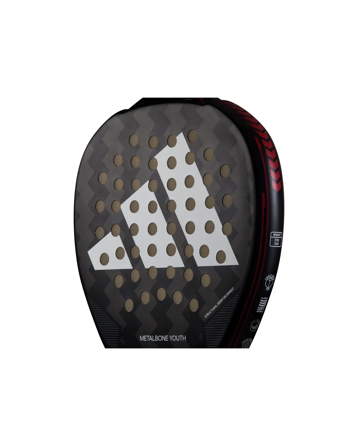 Pala de Padel adidas Metalbone Youth 3.3 Black/Red