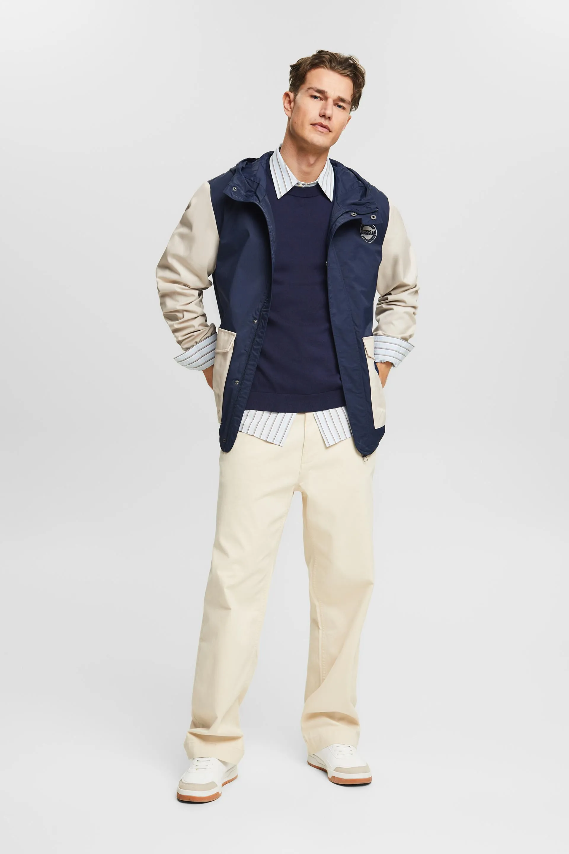 Pantalón chino recto estilo vintage