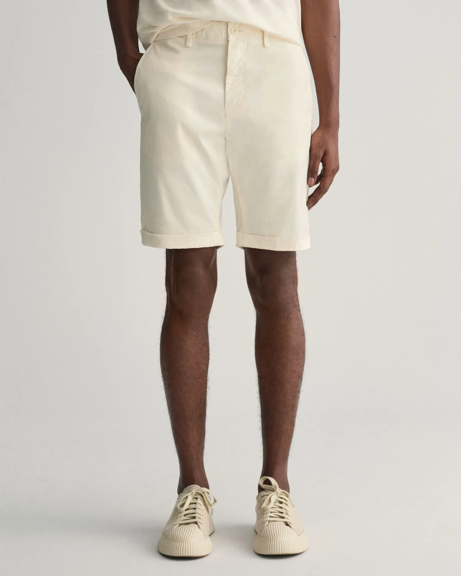 Pantalones cortos desteñidos Slim Fit
