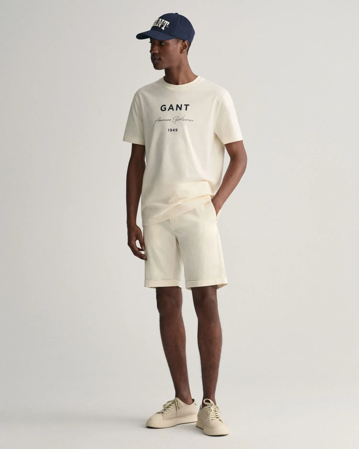 Pantalones cortos desteñidos Slim Fit