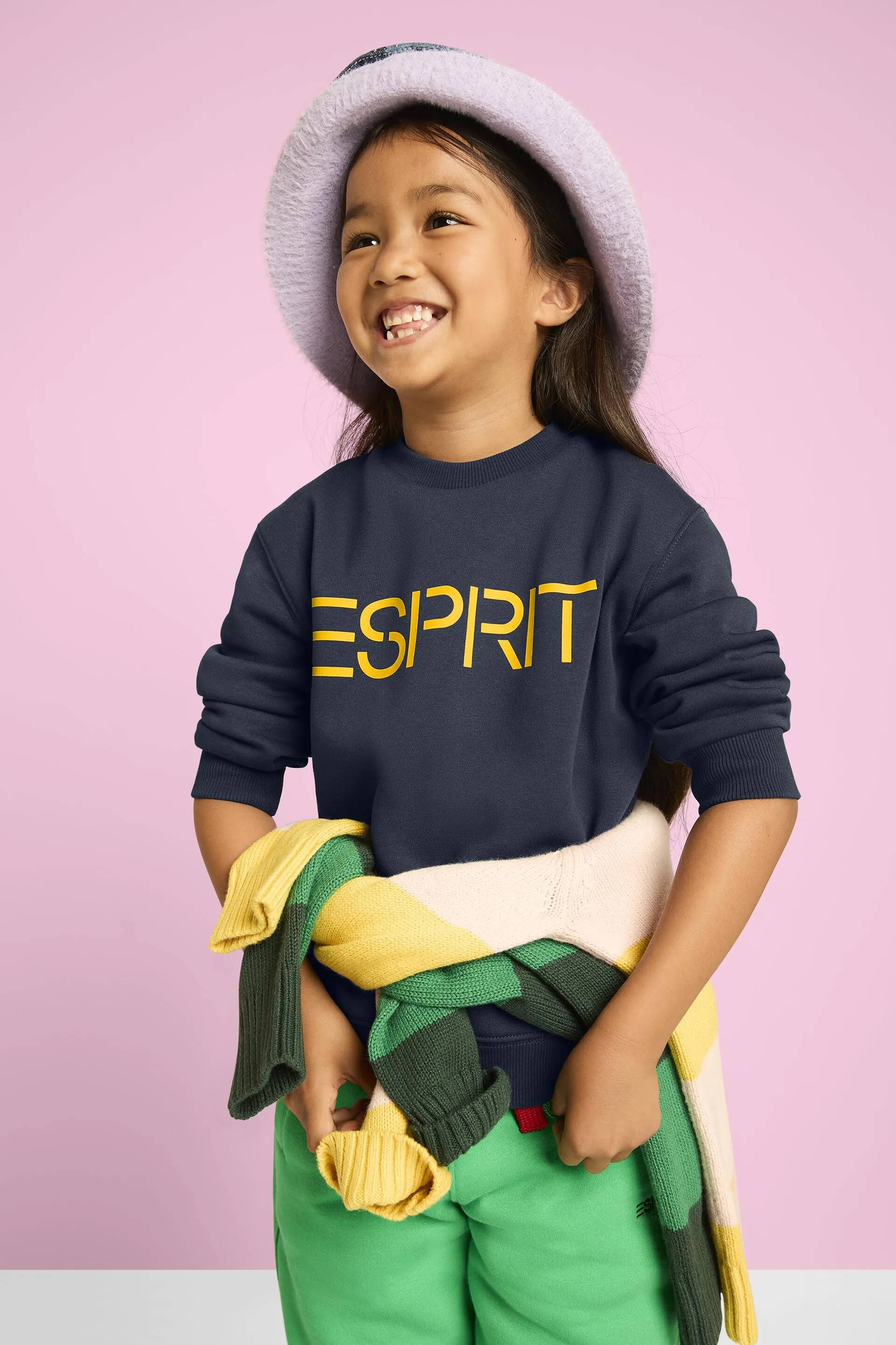 Pantalones deportivos en mezcla de algodón con logotipo