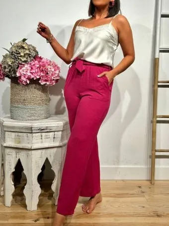 Pantalón Básico SIROYA Buganvilla