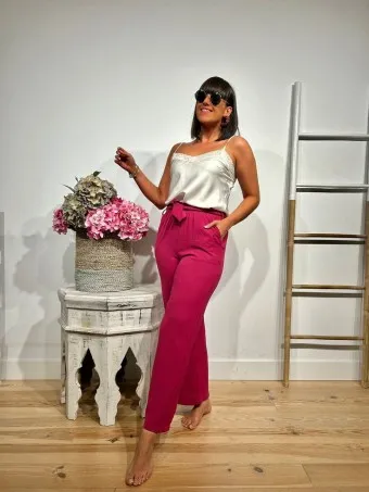 Pantalón Básico SIROYA Buganvilla