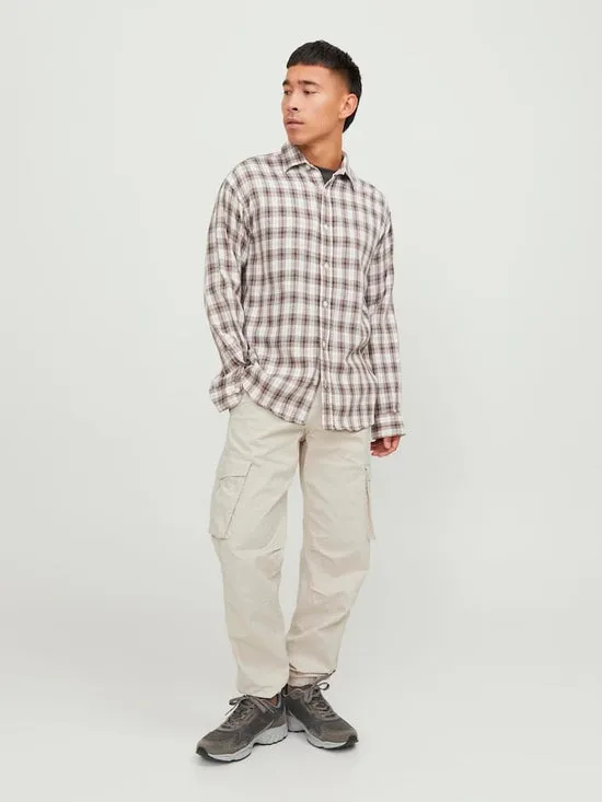 PANTALóN CARGO ANCHO BEIGE  JPSTKANE