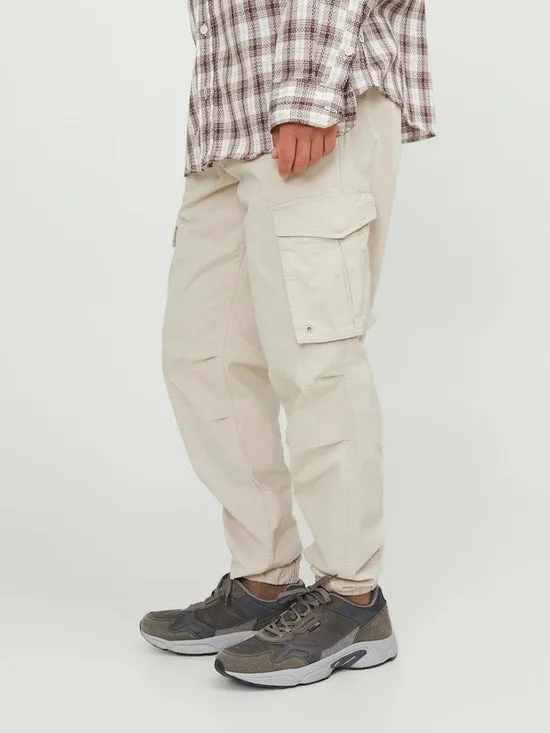 PANTALóN CARGO ANCHO BEIGE  JPSTKANE