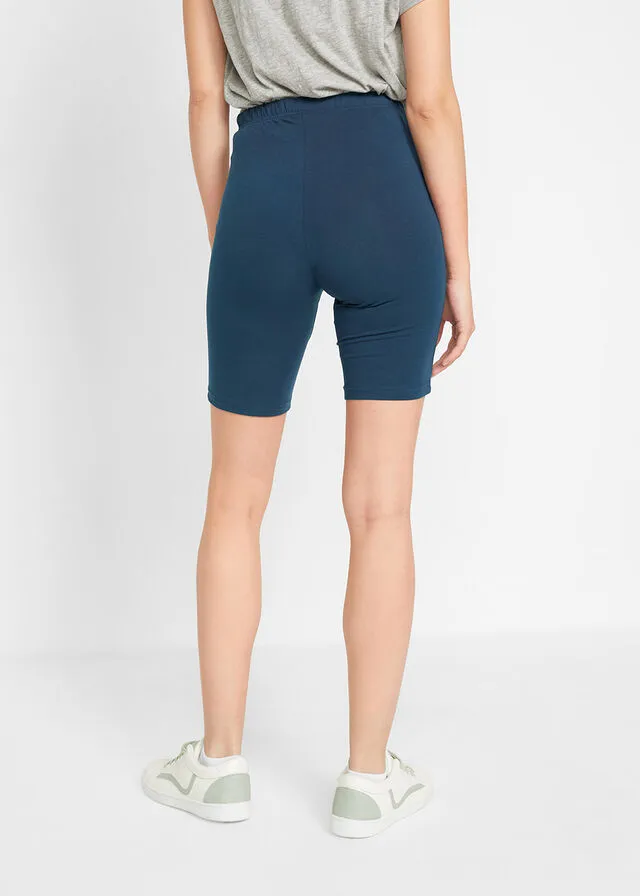 PANTALóN CICLISTA CON ELáSTICO (2 UNIDADES) AZUL MARINONEGRO