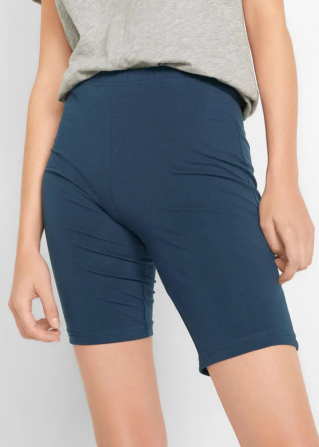 PANTALóN CICLISTA CON ELáSTICO (2 UNIDADES) AZUL MARINONEGRO