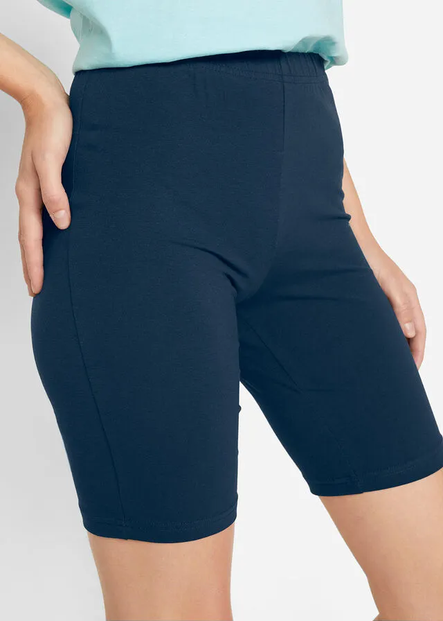PANTALóN CICLISTA CON ELáSTICO (2 UNIDADES) AZUL MARINONEGRO